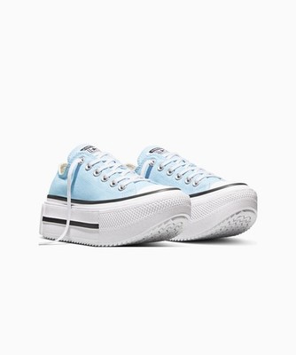 Converse W Chuck Taylor All Star Double Stack Canvas Sneakers