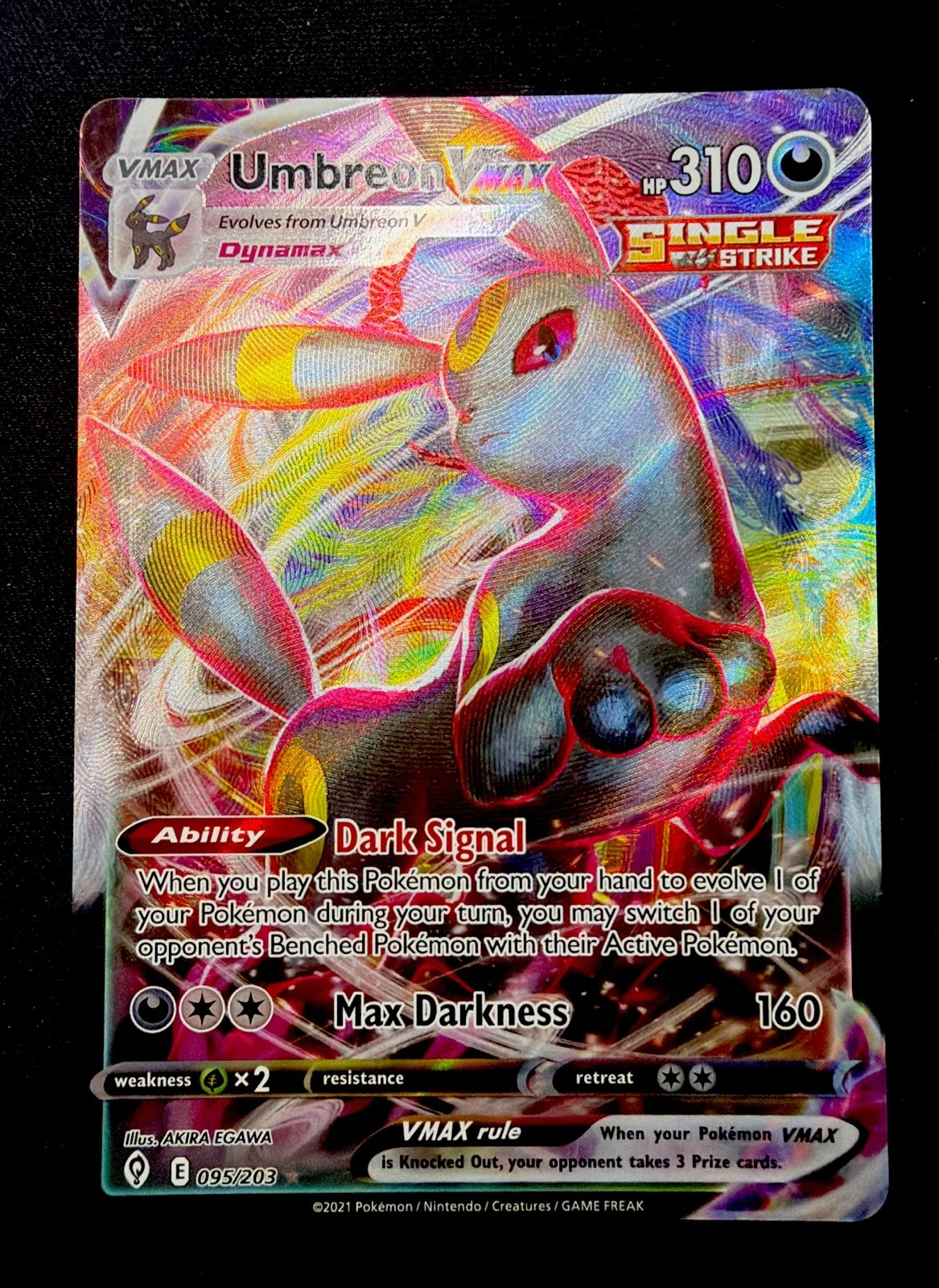 Umbreon VMAX - Evolving Skies #95 Price & Value ($26.26) | PokeScope