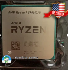 AMD Ryzen 7 5700X3D 8-Core 16-Thread 4.1GHz Socket AM4 CPU OEM Tray