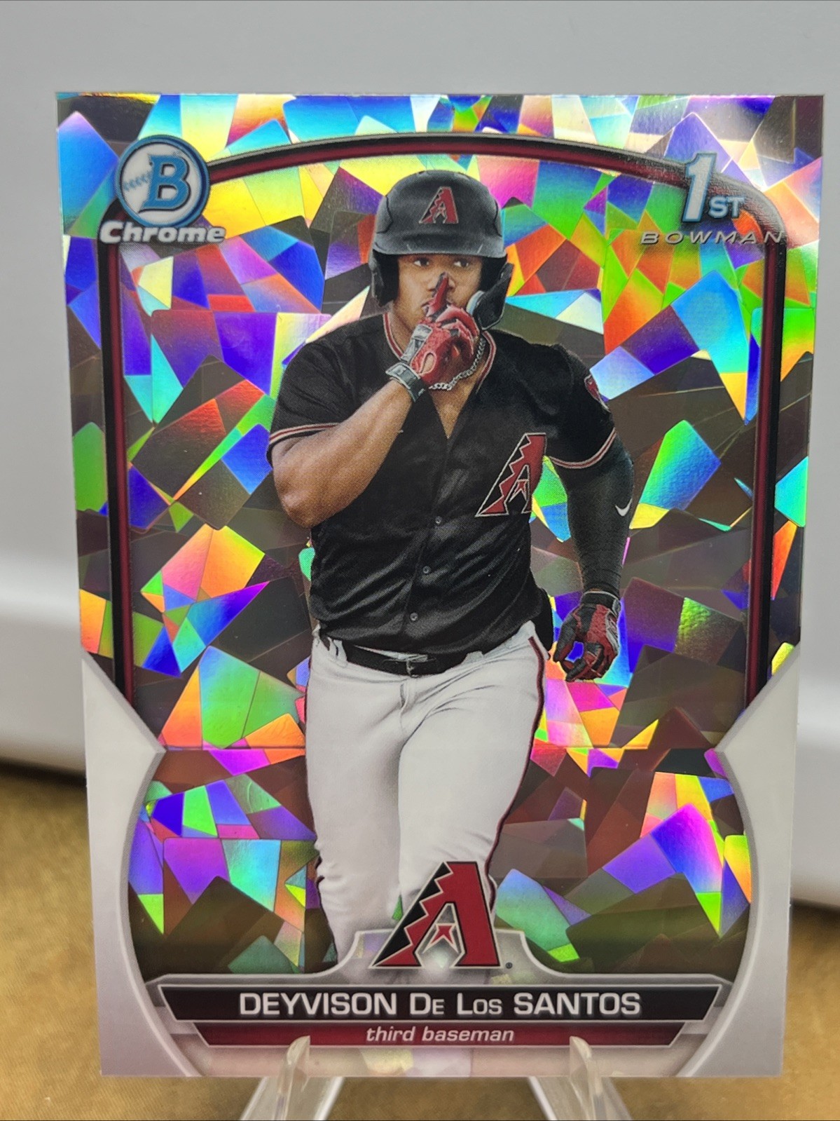 2023 Bowman Chrome 1st Deyvison De Los Santos Atomic Refractor #BCP-116