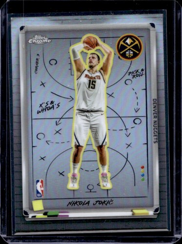 2025-26 Topps Chrome Nikola Jokic X's and Whoa's Refractor #XW-3 Nuggets