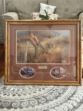 Hayden Lambson Framed  Sign Stuck On The Fence Snooze You Lose Right Place Wrong