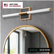 Gold Bathroom Light Bar Vanity Light Over Mirror 26.57in LED Make up Light