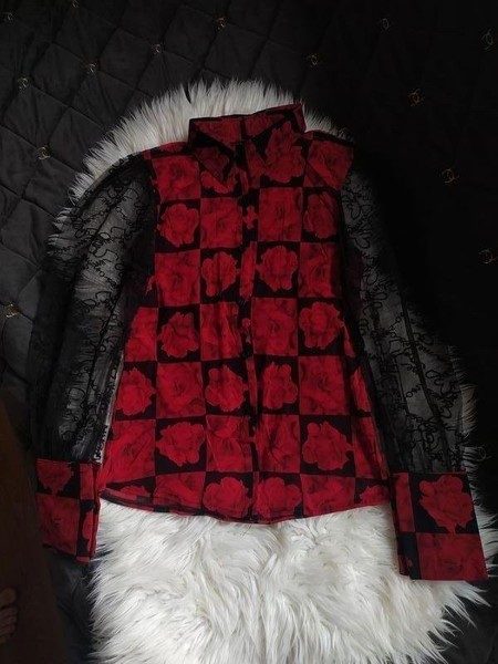 Women Eyes on Me Shirt Red 34 / XS / 42