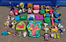 Vintage 42 Piece McDonald's Burger King Hardee's Toys Lot