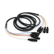 4 Channel XLR Male to Female Snake Cable Stage Record Interconnect Audio Cable