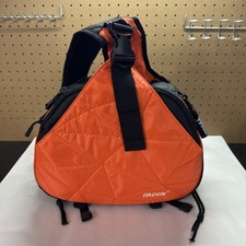 Caden Orange Black Camera Cross-Body Bag Adju...