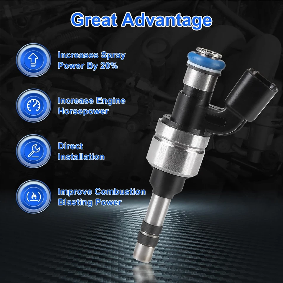 Inyectores de combustible para Chevy Captiva Sport 2012-2015, Equinox 2011-2017, Impala... Foto 2 de 4