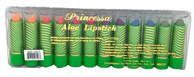 Princessa Mood Color Changing GREEN Magic Lipstick with Aloe PACK OF 12