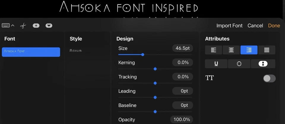 Ahsoka Font - Star Wars Inspired - Typeface Digital Download (OTF, TTF) - Image 2 of 3