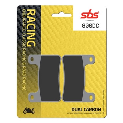 Pastilla de freno sbs p806-dc moto motor repuestos ciclomotor accesorios