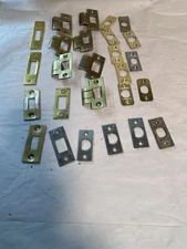 lot of Vintgae  Door Striker Plates