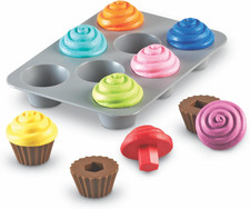 Smart Snacks Shape Sorting Cupcakes - Toddler Girl and Boys Toys, Play Food, Toy