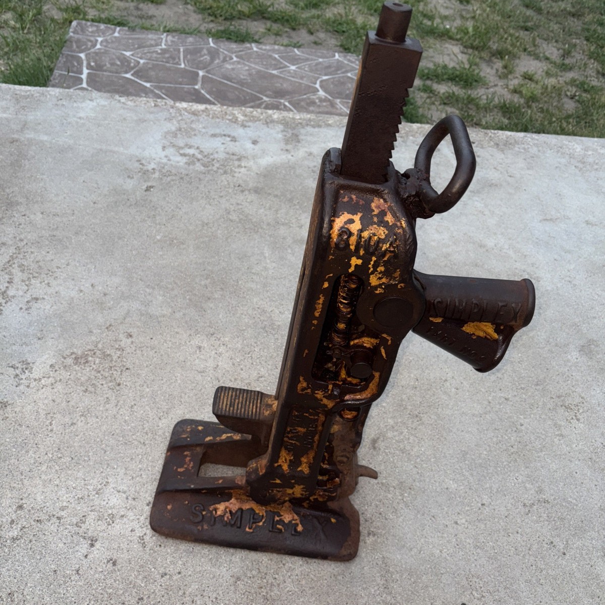 Vintage Simplex 310A Railroad Jack 15 Tons/ Works/ Heavy Duty/ 21