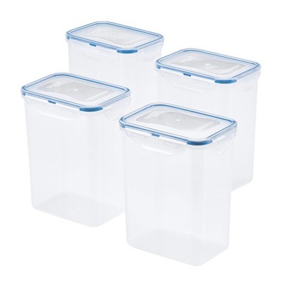 LOCK & LOCK Easy Essentials Airtight Rectangular Tall Food Storage Container ...