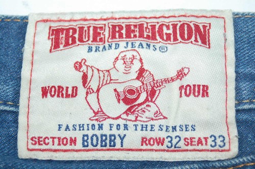 True Religion BOBBY Men's 34 x 35 (Tagged as 32) Denim Jeans #P826 - Picture 2 of 5