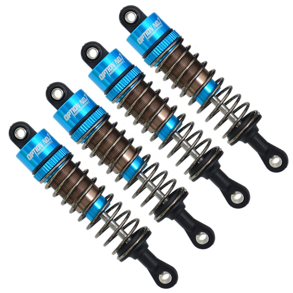 Amortiguador amortiguador delantero/trasero de aceite de aluminio para Tamiya Wild one/ataque rápido Foto 3 de 4