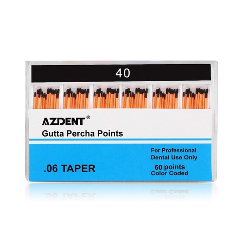 AZDENT Dental Endodoncia Gutta Percha Punto Cónico F1, F2, F3/0.02/0.04/0.06 15-40# - Imagen 73 de 73