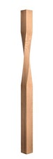 Staircase Twisted Newel Post Twist Stair Twisted Post Pine Oak Posts