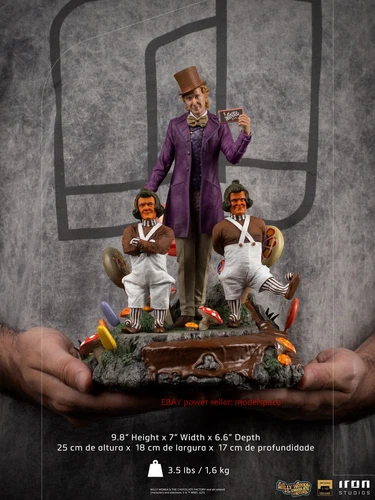 IRON STUDIOS 1/10 Willy Wonka & the Chocolate Factory Willy Wonka Figure