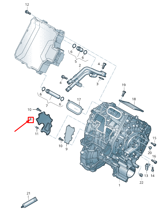 NOUVEAU COUVERCLE DE MACHINE ÉLECTRIQUE AUDI E-TRON GEN 0EF903343P ORIGINAL
