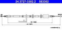 Handbremsseil Land Rover T. Freelander 06- PR