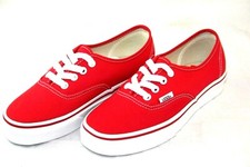 Vans Authentic Canvas Skateboarding SHOE CANVAS RED VN-0EE3RED UNISEX SNEAKER