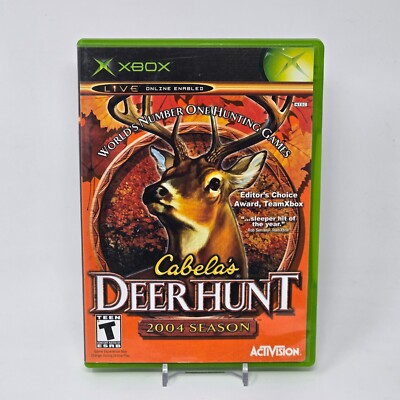 #ad Cabela#x27;s Deer Hunt: 2004 Season Original Xbox CIB Complete amp; TESTED $6.95