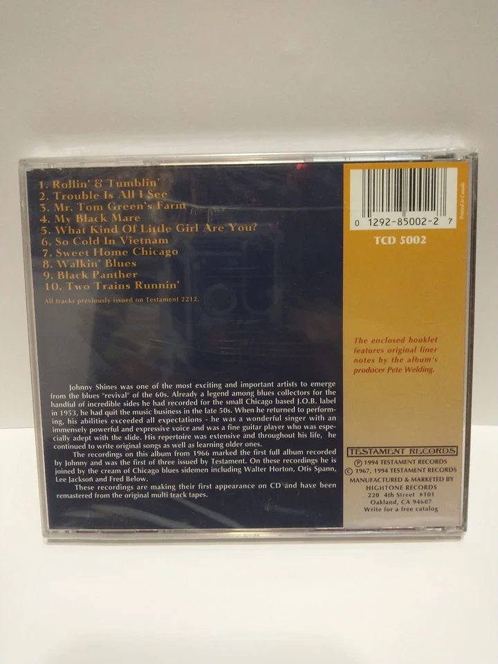 THE JOHNNY SHINES BAND - MASTERS OF THE MODERN BLUES (SEALED CD) Foto 2 de 2