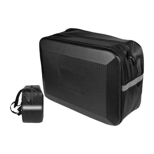 Motorcycle Backrest Bag 9L Reflective PVC Motorcycle Rack Bag Cycling