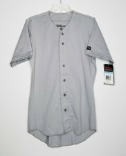 Wilson Wildri Fresh Tech Softball Jersey Women's Medium New Gray WTC7126
