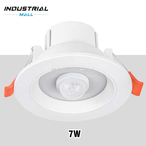 Round Motion Sensor LED Downlight Night Light Recessed Ceiling Spot Lamp 3W-9W - Picture 15 of 16