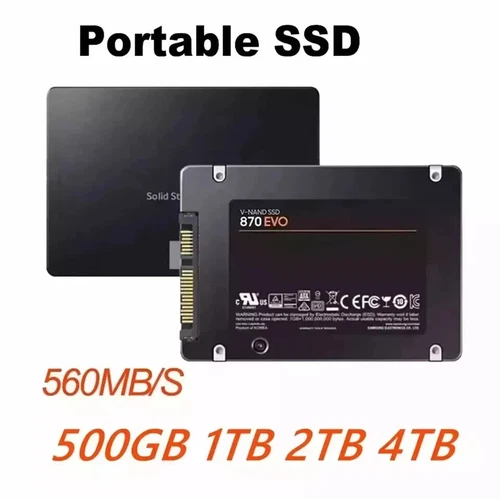 4TB 2TB 1TB SSD 2,5'' SATA III Wewnętrzny dysk półprzewodnikowy PC / MAC 560MB / s Partia Wielka Brytania - Zdjęcie 6 z 14