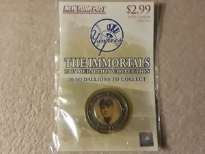 Babe Ruth HOF 2005 The Immortals Medallion Collection New York Yankees New
