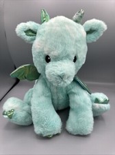 FAO Swartz DRAGON Glow Brights Plush LED Lights with Sound 14 in Plush Cute 