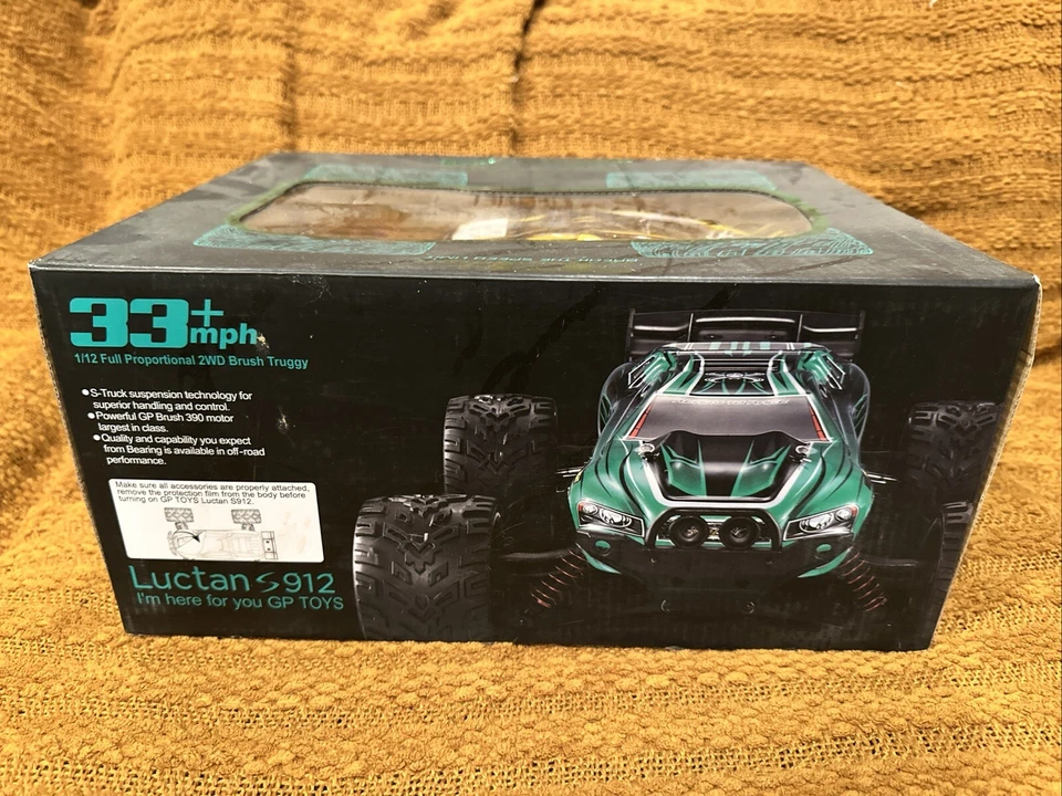 GP TOYS S912 1:12 Luctan Brush Truggy RC Racing Car NIB 33+ MPH - Image 4 of 4