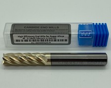SDPTC 6 FLUTE 5/16" (.3125) carbide end mill ZRN coated for Titanium