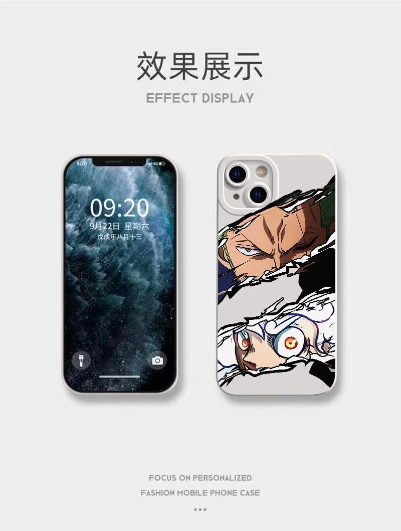 Anime One Piece Zoro Phone Case For iPhone 17 Pro Max 11 12 13 14