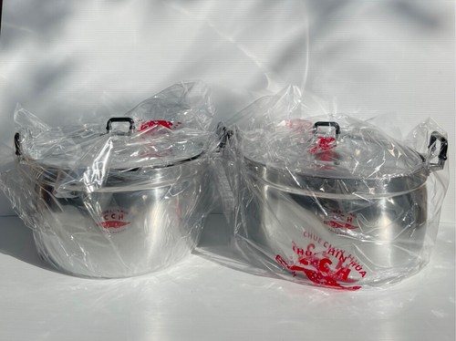 Thai Traditional Crocodile Brand Aluminum Cooking Pot 2 Handles Large 34 - 45 cm - Picture 70 of 93
