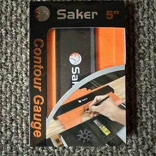 Saker Contour Gauge 5 Inch LockProfile Tool Adjustable Lock-Precisely Copy NEW