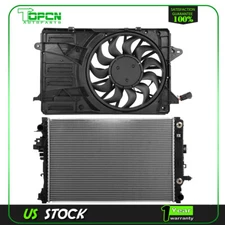Aluminum Radiator and Cooling Fan Assembly For 2016 2017 2018 Chevrolet Malibu