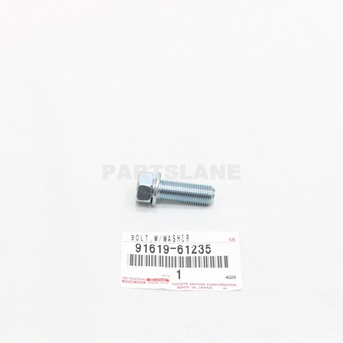 91619-61235 Toyota OEM Genuine BOLT,W/WASHER | eBay
