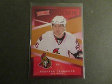 2010-11 Upper Deck Victory Red Kaspars Daugavins card #239 Rookie
