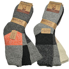 6 Paar Alpaka Socken Herren Damen Wollsocken ...