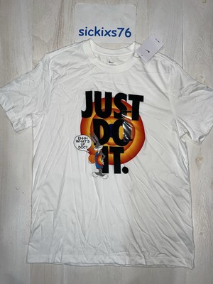 Nike x Space Jam Looney Tunes Bugs Bunny Men's Tee 'Just Do It' [DH3829 100]