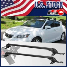 For Lexus CT200h Hatchback Luggage Carrier W/ Lock Top Roof Rack Cross Bar AB