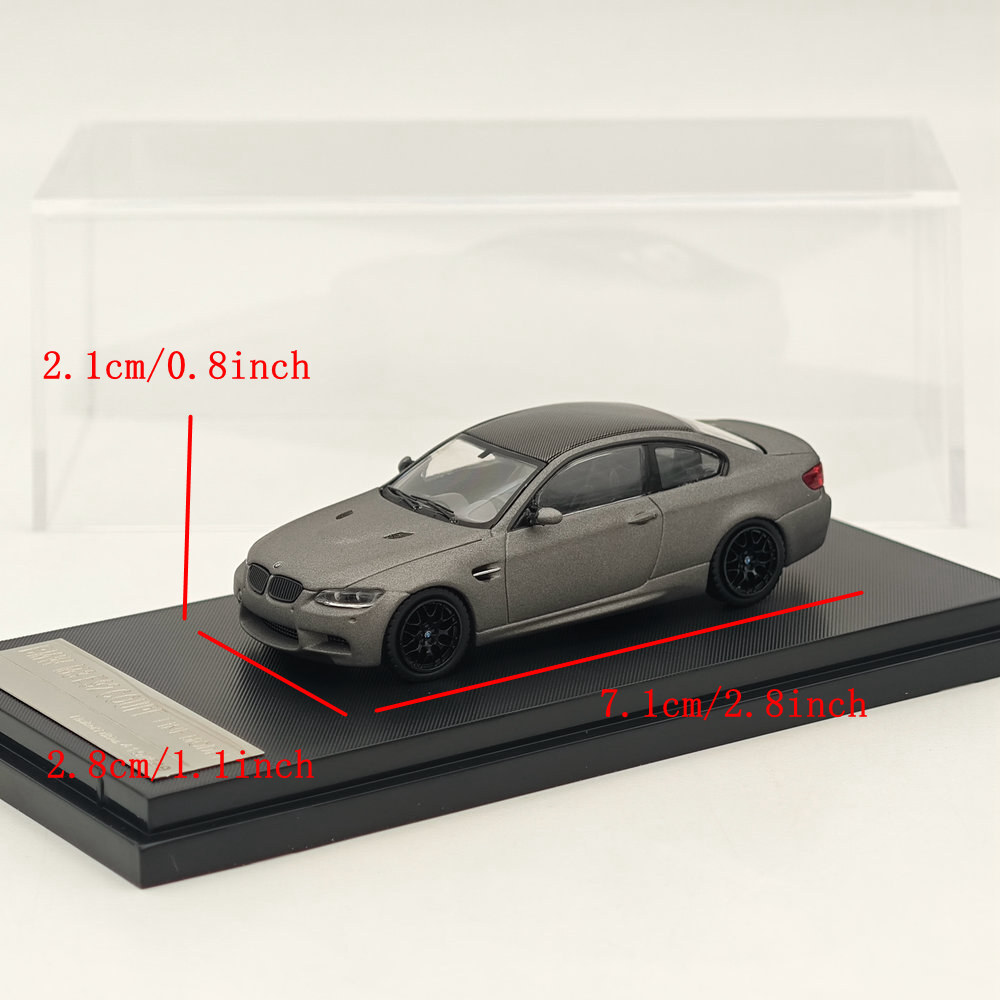 1/64 Fine model Scale BMW M3 E92 COUPE Grey Diecast Car 1/64 Fine model Scale BMW M3 E92 COUPE Grey Diecast Car