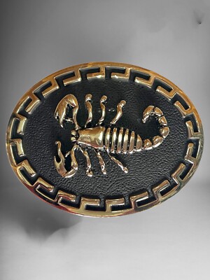 Scorpion Western Cowboy Style Belt Buckle Hebilla Vaquera Con Alacran
