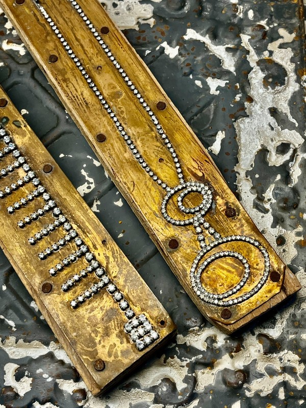 Vintage Decor, Rare One of a Kind Rhinestone Samples from Jewelry Warehouse lot1