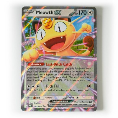 Pokemon - Meowth ex - 062/088 - ME Perfect Order - Half Art